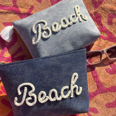 POCHETTE IN JEANS "BEACH"