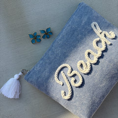 POCHETTE IN JEANS "BEACH"